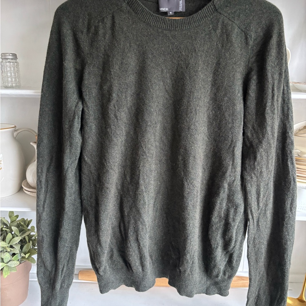 Vince Olive Crewneck Sweater